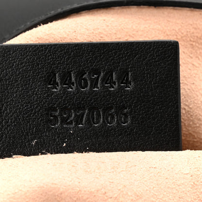 Gucci Calfskin Matelasse Mini GG Marmont Shoulder Bag Black 7 of 10