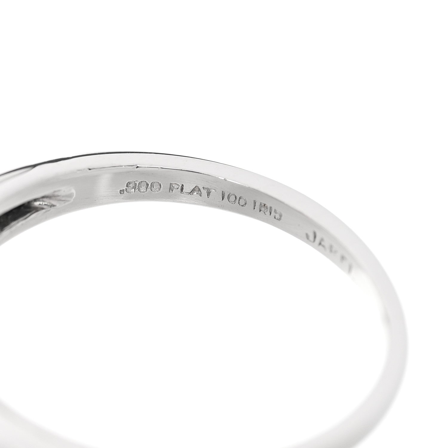 Parker & West by FASHIONPHILE Platinum Diamond Cultured Pearl 8-8.5mm Milgrain Ring 46 3.75 4 of 4