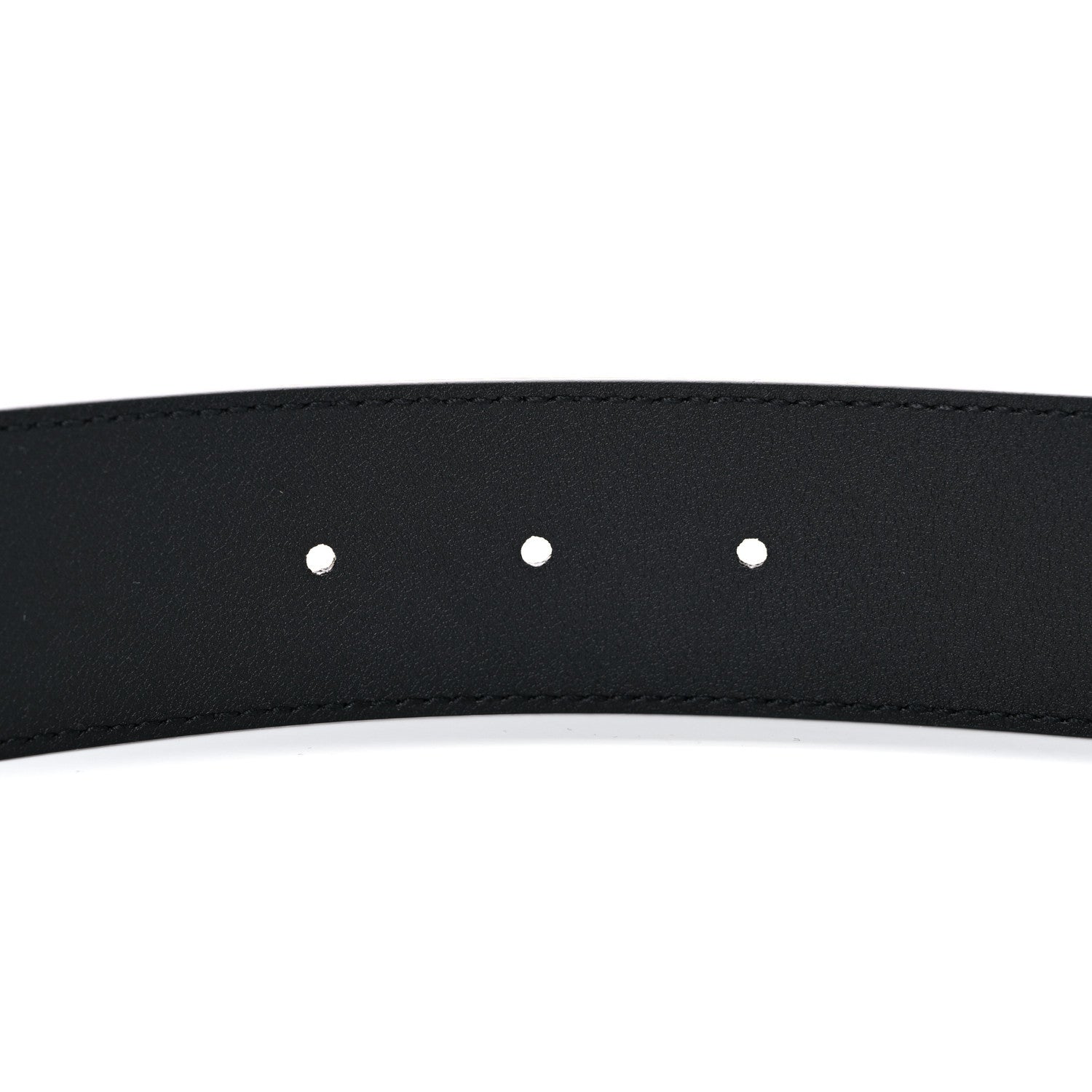 Gucci Moon Calfskin Scales Double G 40mm Belt 75 30 Black 4 of 5