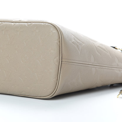 Louis Vuitton Empreinte Monogram Giant Neverfull MM Tourterelle 11 of 12