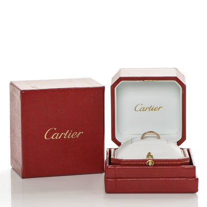Cartier 18K Pink Gold 4mm LOVE Wedding Band Ring 49 4.75 5 of 5