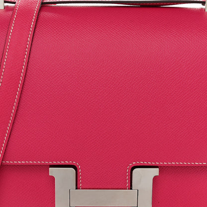 Hermes Epsom Constance 24 Rose Tyrien 7 of 11