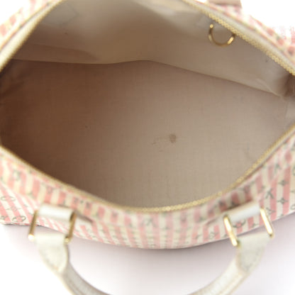 Louis Vuitton Mini Lin Croisette Speedy 30 Rouge 5 of 13