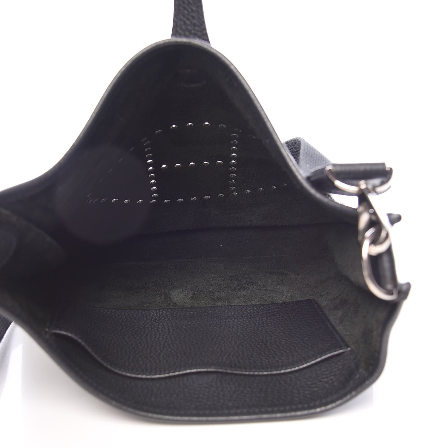 Hermes Taurillon Clemence Evelyne PM Black 5 of 11