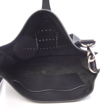 Hermes Taurillon Clemence Evelyne PM Black 5 of 11