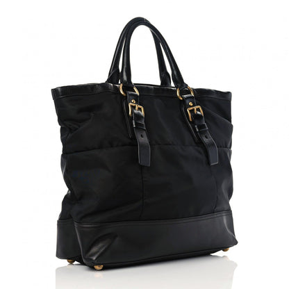 Prada Tessuto Nylon Quilted Tote Nero Black 2 of 17