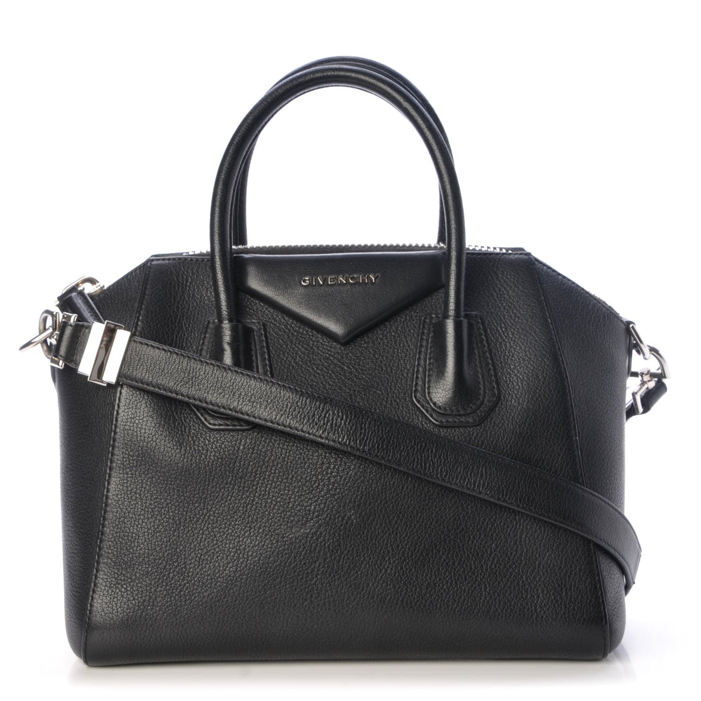 Sugar Goatskin Small Antigona Black