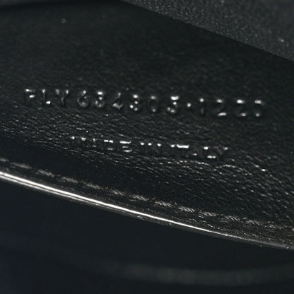 Saint Laurent Box Calfskin Monogram Medium Solferino Satchel Deep Marine 7 of 14