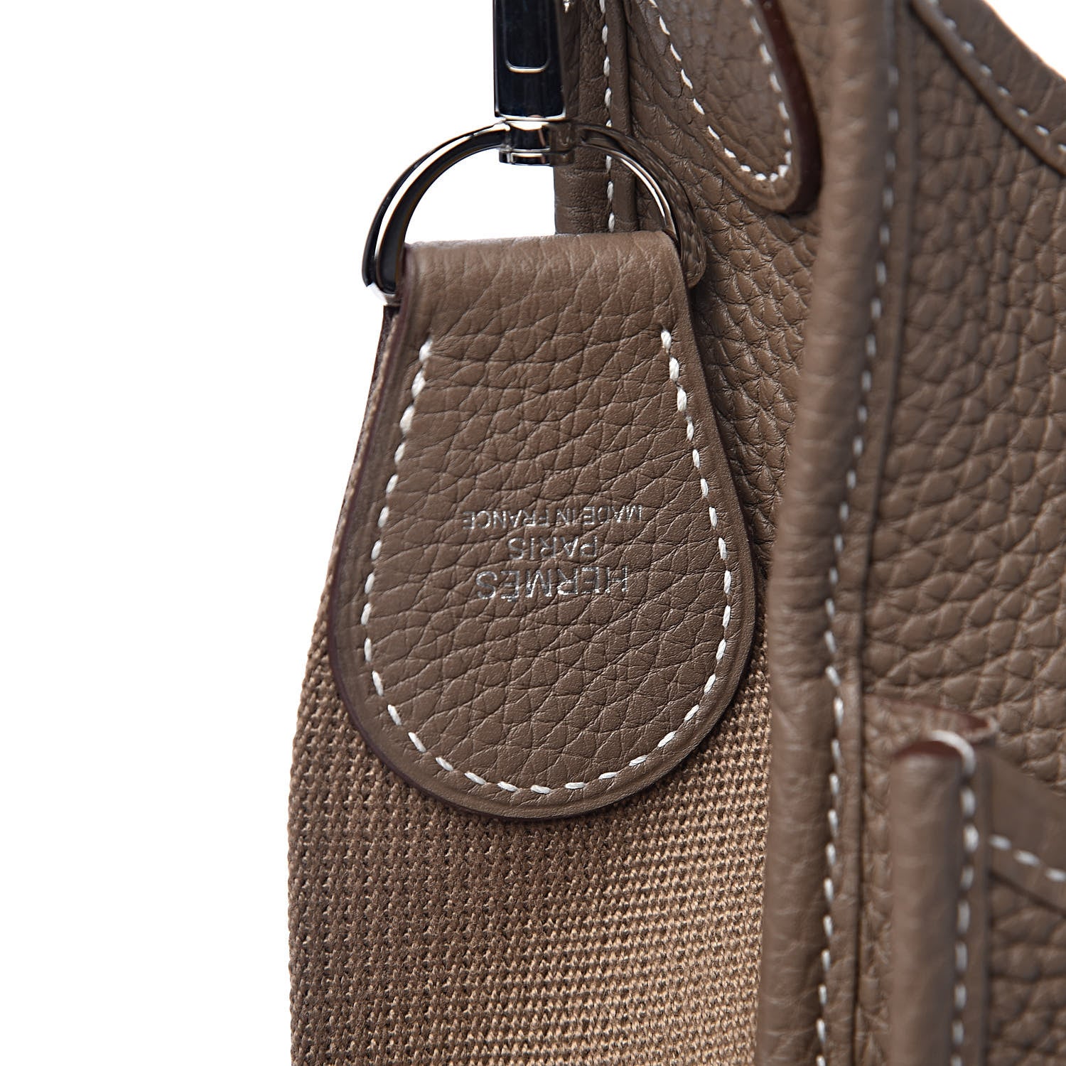 Hermes Taurillon Clemence Evelyne III PM Etoupe 8 of 11
