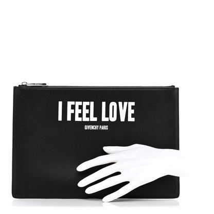 Givenchy Calfskin I Feel Love Medium Pouch Black 2 of 8