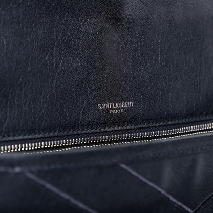 Saint Laurent Lambskin Matelasse Monogram Microstud Medium Niki Chain Satchel Black 7 of 7