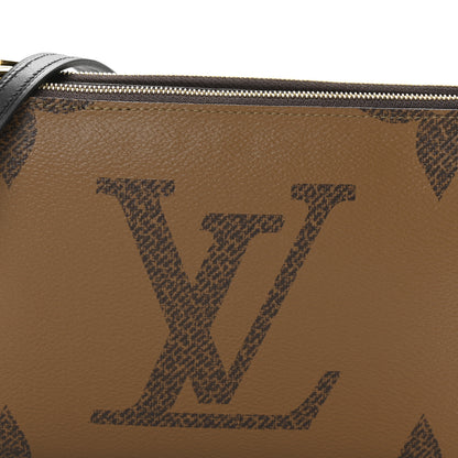 Louis Vuitton Reverse Monogram Giant Double Zip Pochette 7 of 9