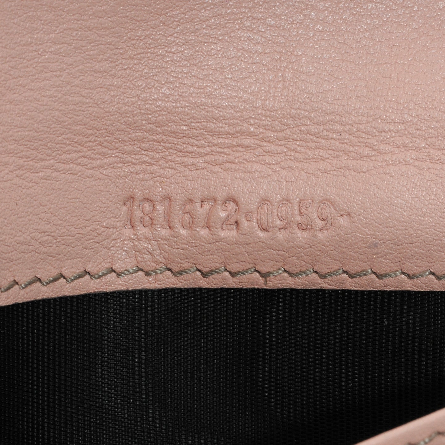 Monogram Calfskin Ladies Web Continental Wallet Pink