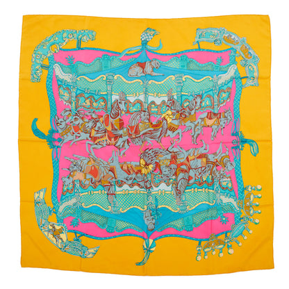 Hermes Silk Tournez Manege Scarf 90 1 of 3