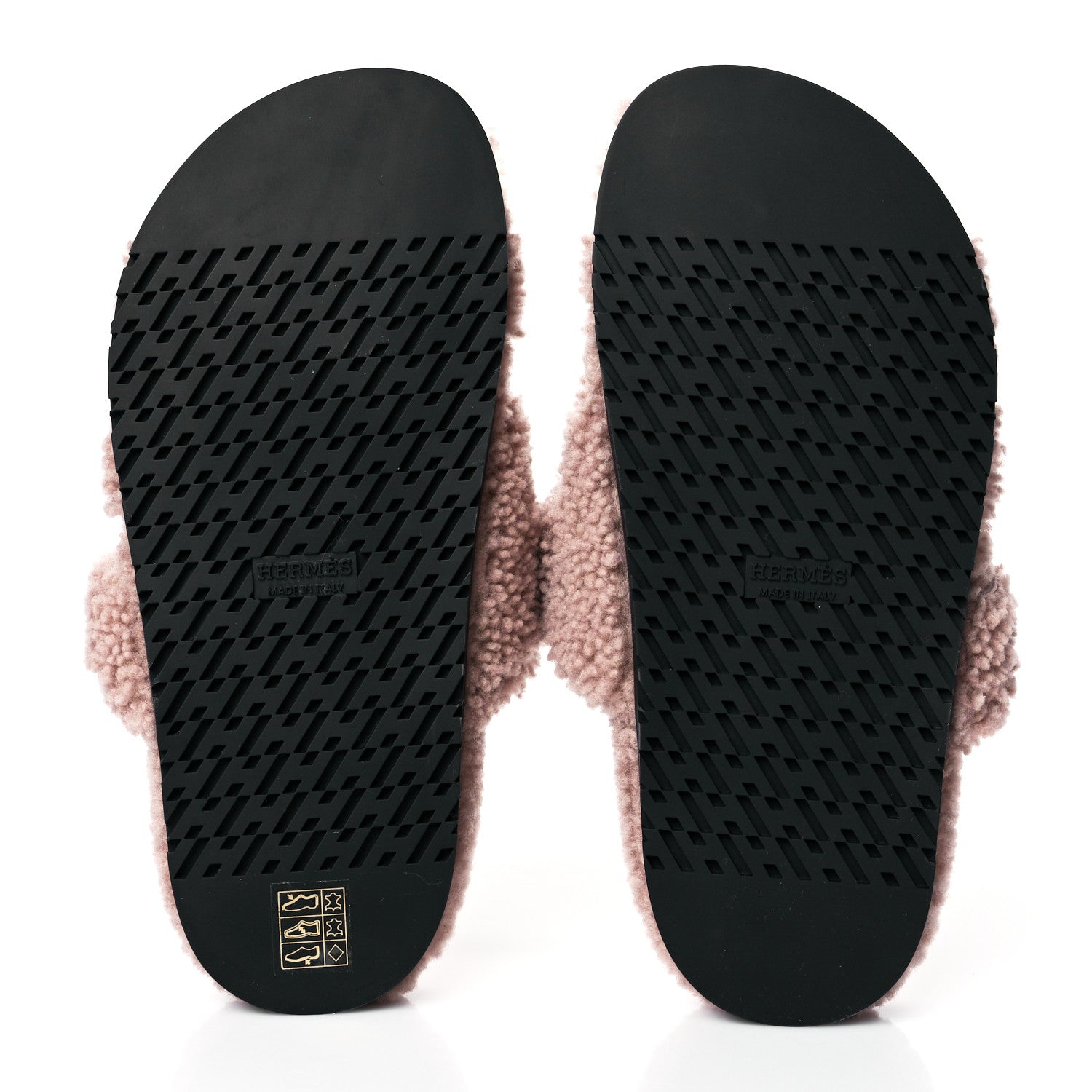Hermes Woolskin Womens Chypre Sandals 36 Bois De Santal 5 of 8