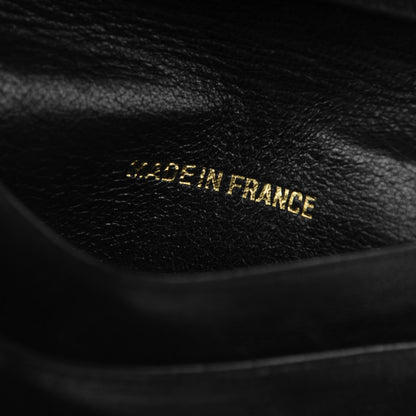 Chanel Calfskin Diamond Stitched Bi-Fold Wallet Black 7 of 8