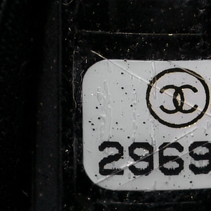 Chanel Lambskin Quilted Chain Drawstring Bag Black 7 of 12