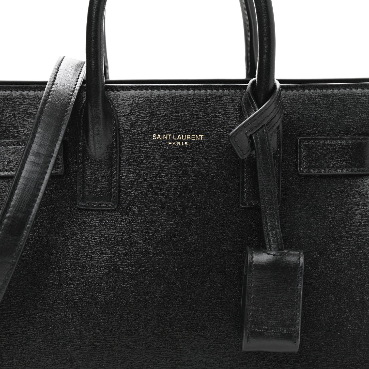 Saint Laurent Calfskin Nano Sac De Jour Black 7 of 9