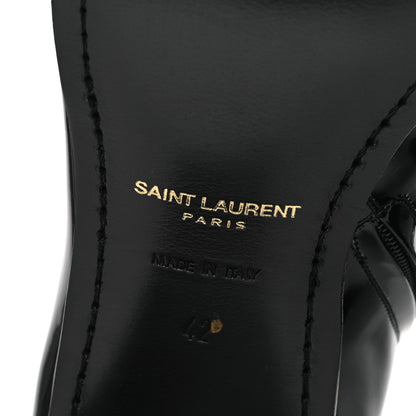 Saint Laurent Patent Arsun Ankle Booties 42 Black 7 of 9