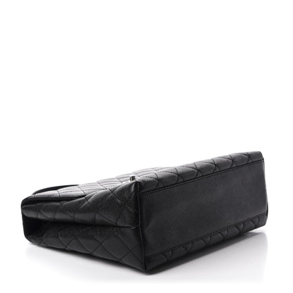 Chanel Caviar Quilted Jumbo Kelly Flap Black 4 of 12