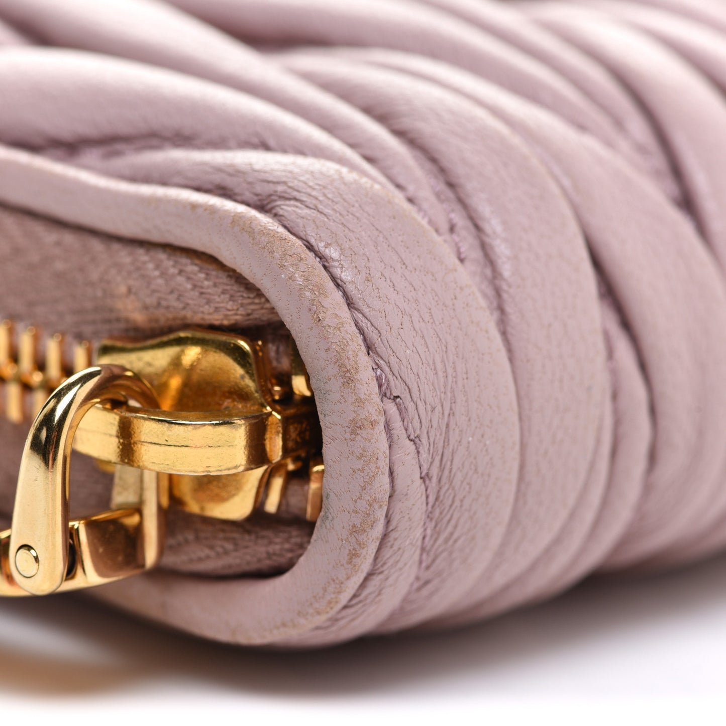 Matelasse Zip Around Wallet Mughetto