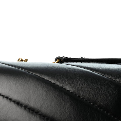 Saint Laurent Calfskin Y Quilted Monogram Small Loulou Chain Satchel Black 12 of 12