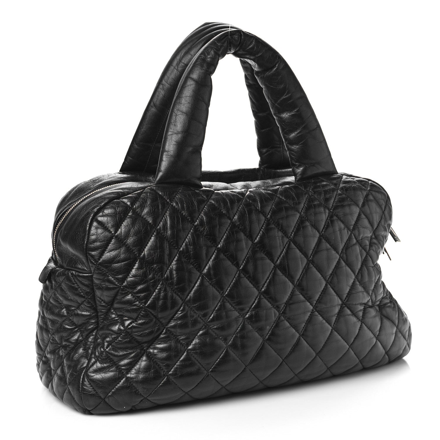 Chanel Lambskin Coco Cocoon Bowler Black 2 of 8