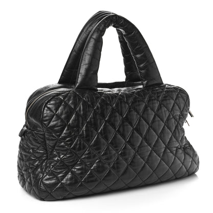 Chanel Lambskin Coco Cocoon Bowler Black 2 of 8