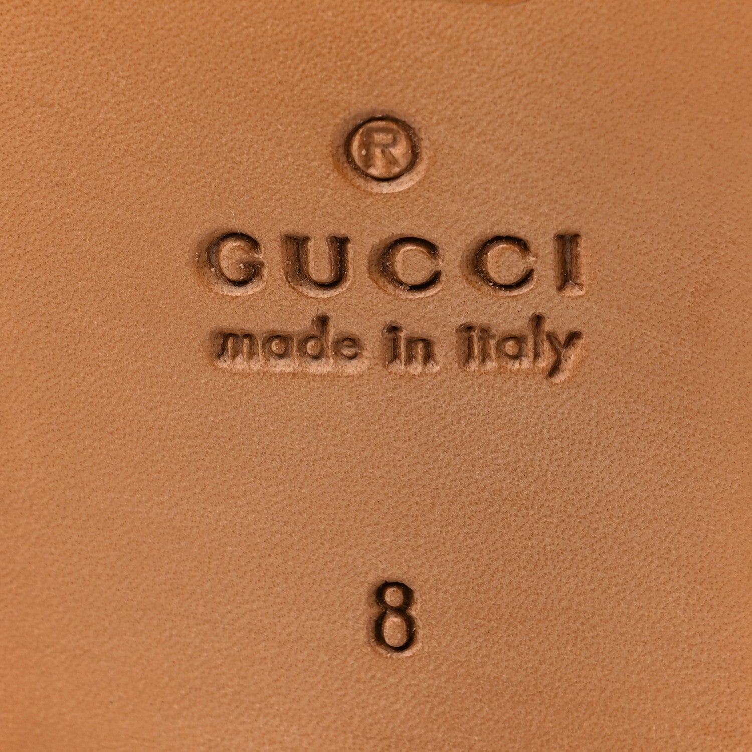 Gucci Millennial Ribot Mens Cara Loafers 8 Brown Sugar 7 of 8