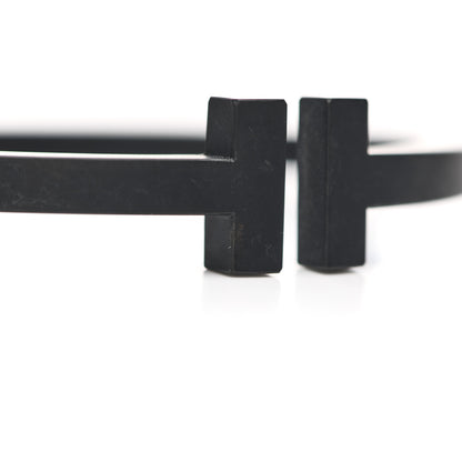 Tiffany Black-Coated Stainless Steel T Square Bracelet 5 of 5