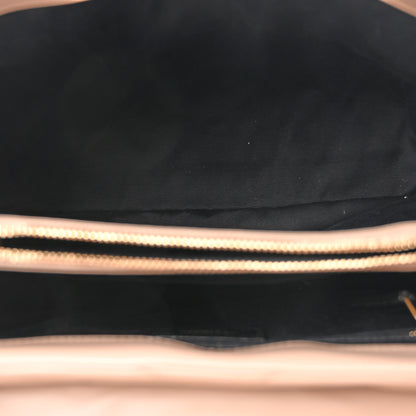 Saint Laurent Calfskin Y Quilted Monogram Medium Loulou Chain Satchel Dark Beige 5 of 10