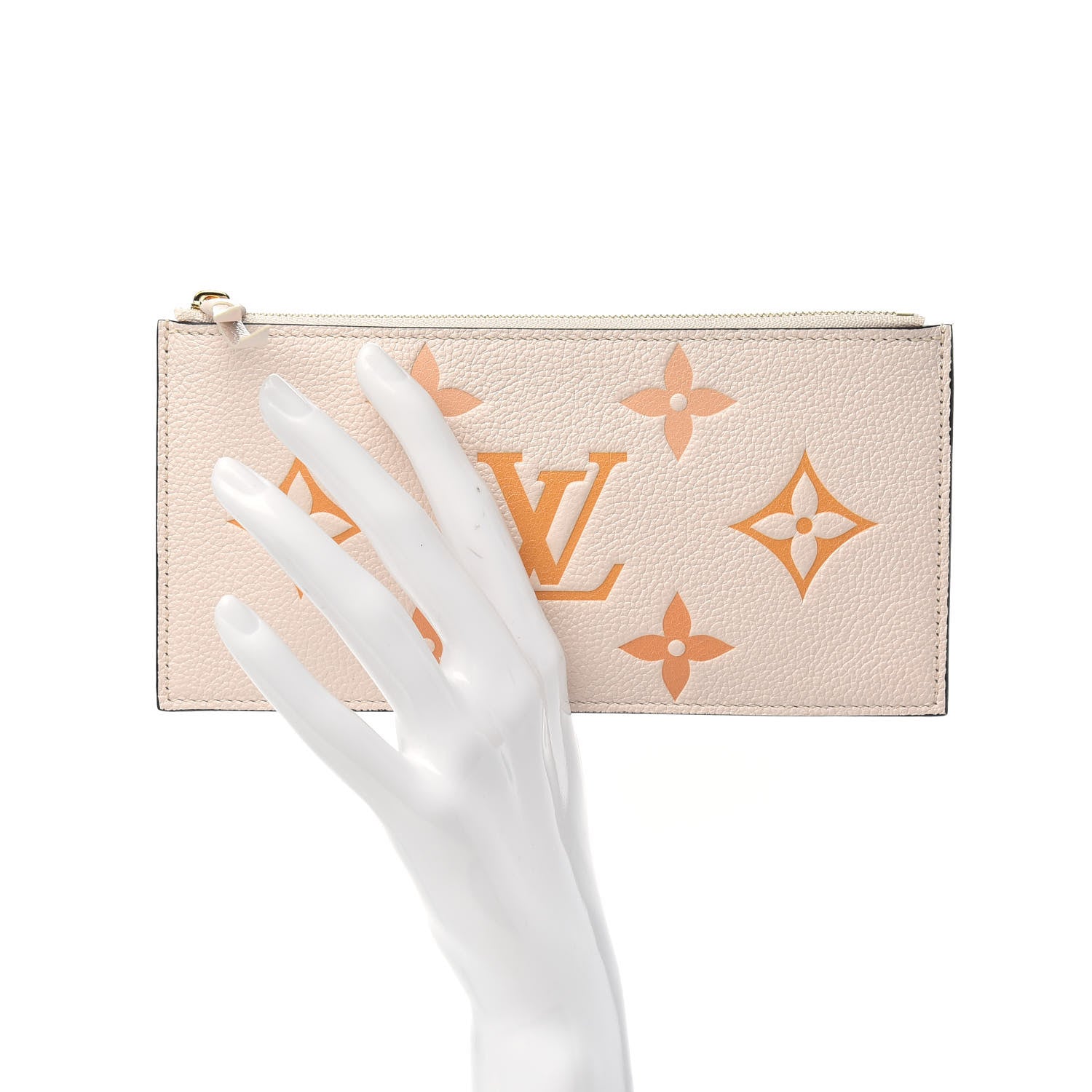 Louis Vuitton Empreinte Monogram Giant By The Pool Pochette Felicie Zippered Insert Cream Saffron 2 of 6