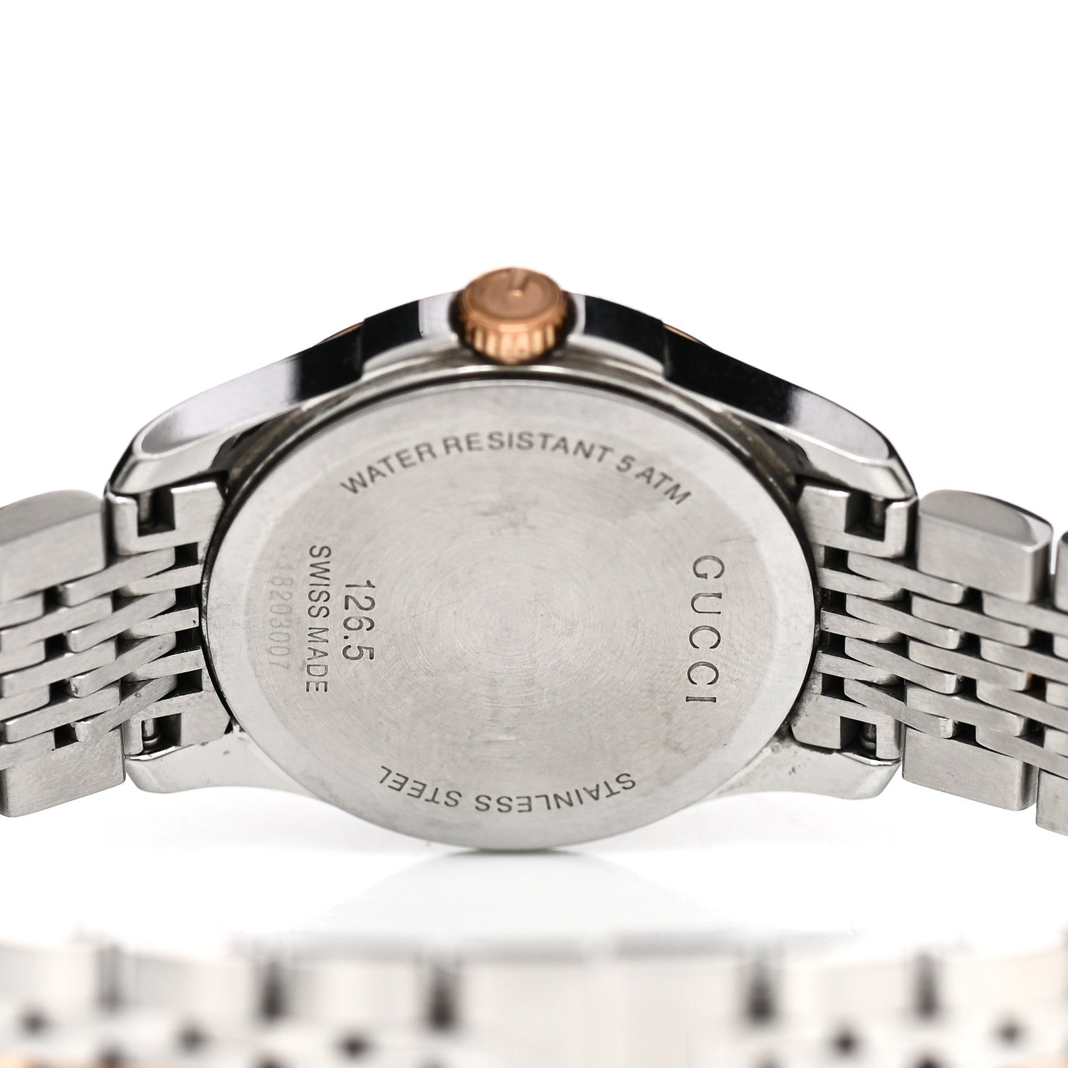 Gucci Stainless Steel 27mm G-Timeless Two Tone Quartz Watch Black 4 of 4