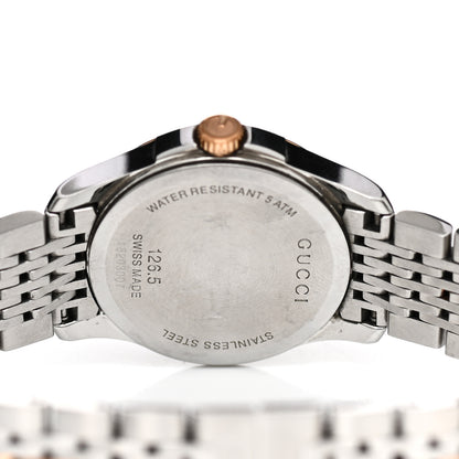 Gucci Stainless Steel 27mm G-Timeless Two Tone Quartz Watch Black 4 of 4