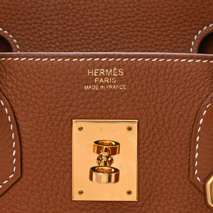 Hermes Togo Birkin 30 Gold 6 of 18