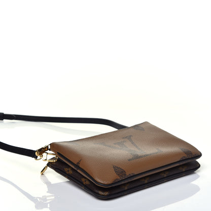 Louis Vuitton Reverse Monogram Giant Double Zip Pochette 4 of 10
