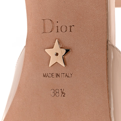 Christian Dior Patent Dior Day Slingback 35mm Pumps 38.5 Nude 6 of 11