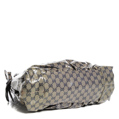 Gucci Crystal Monogram Hysteria Tote Navy Blue 4 of 7