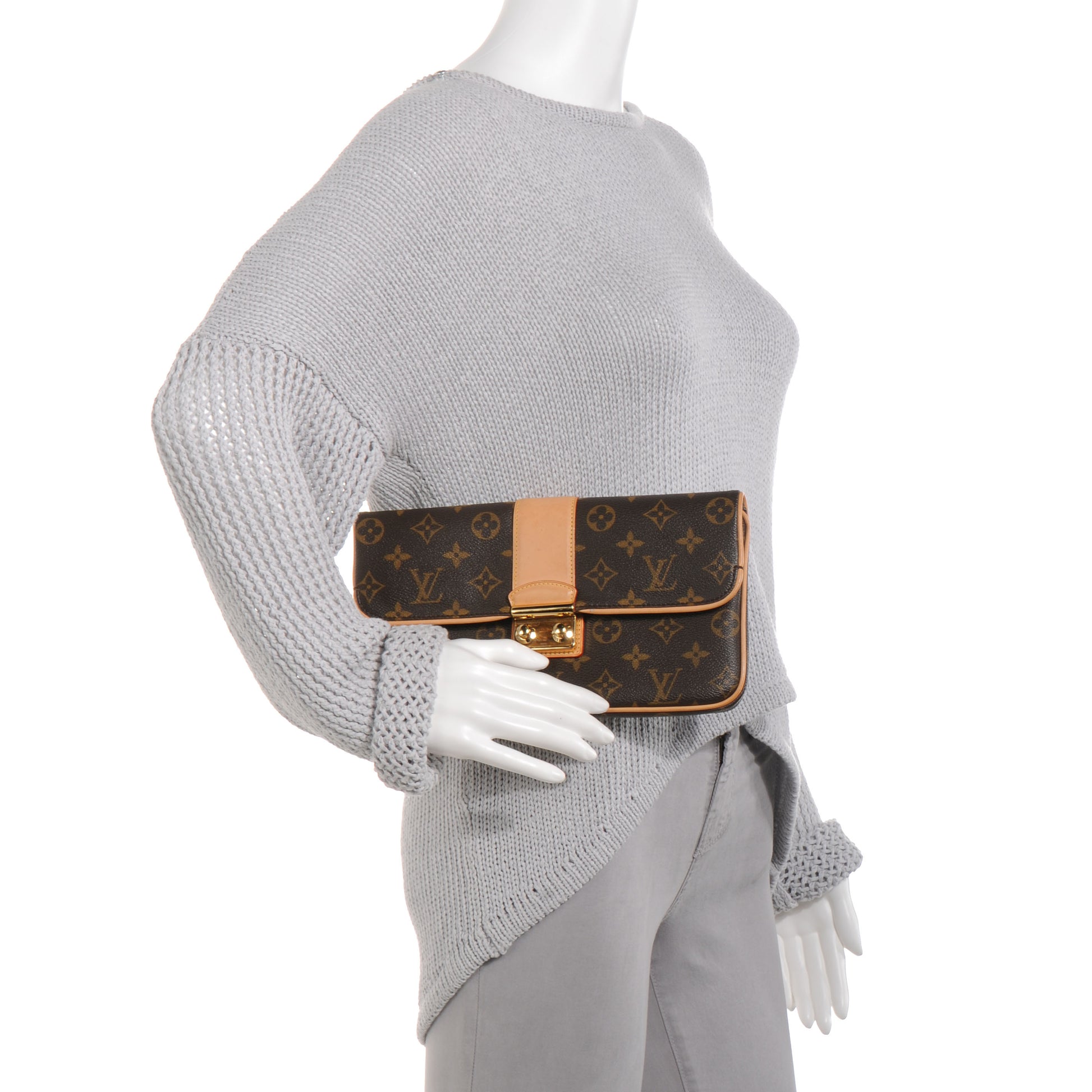 Louis Vuitton Monogram SC Slim Clutch 2 of 8