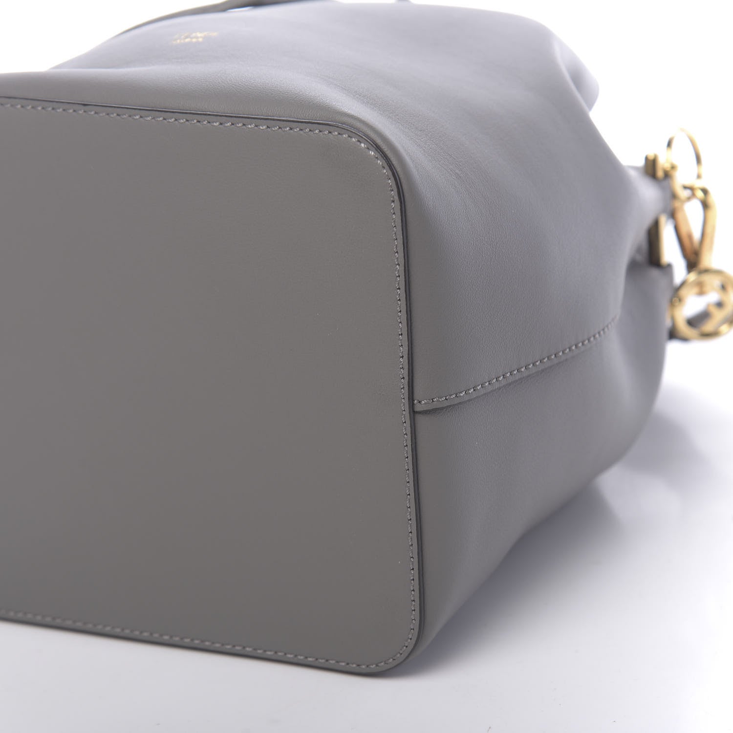 Fendi Vitello Grace Matte F is Fendi Grande Mon Tresor Bucket Bag Argilla 10 of 10