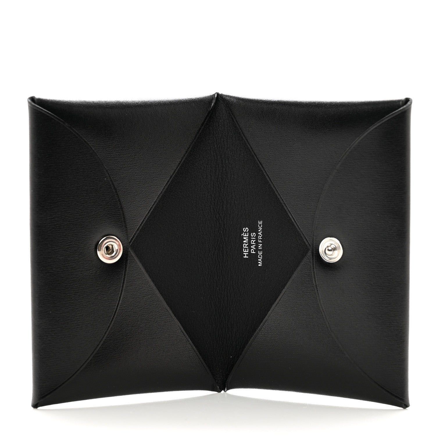Hermes Box Calvi Card Case Black 6 of 7