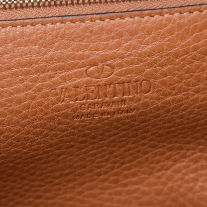 Valentino Garavani Pebbled Calfskin Rockstud Double Handle Tote Light Cuir 7 of 11