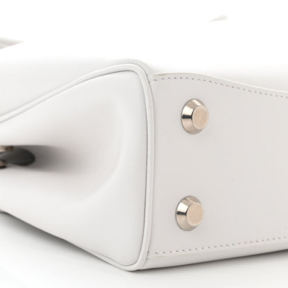 Balenciaga Natural Smooth Calfskin Mini Rodeo Top Handle Handbag Optic White 9 of 11