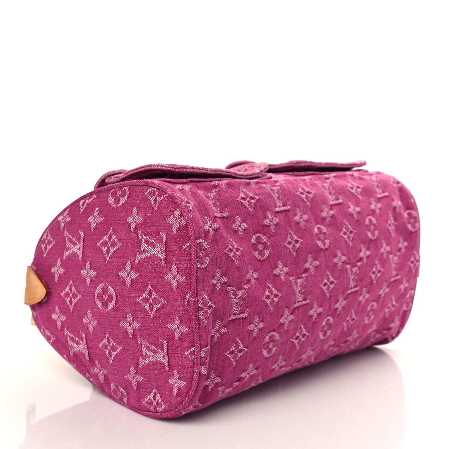 Louis Vuitton Monogram Denim Neo Speedy Fuchsia 4 of 13