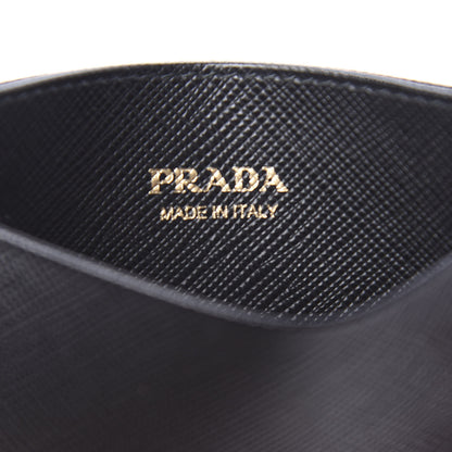 Prada Saffiano Metal Card Case Black 6 of 7