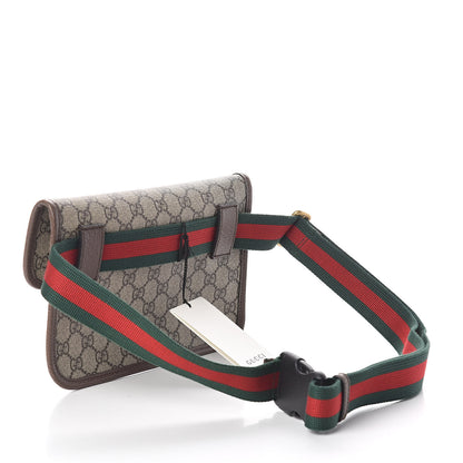 Gucci GG Supreme Monogram Neo Vintage Web Belt Bag Brown 3 of 10