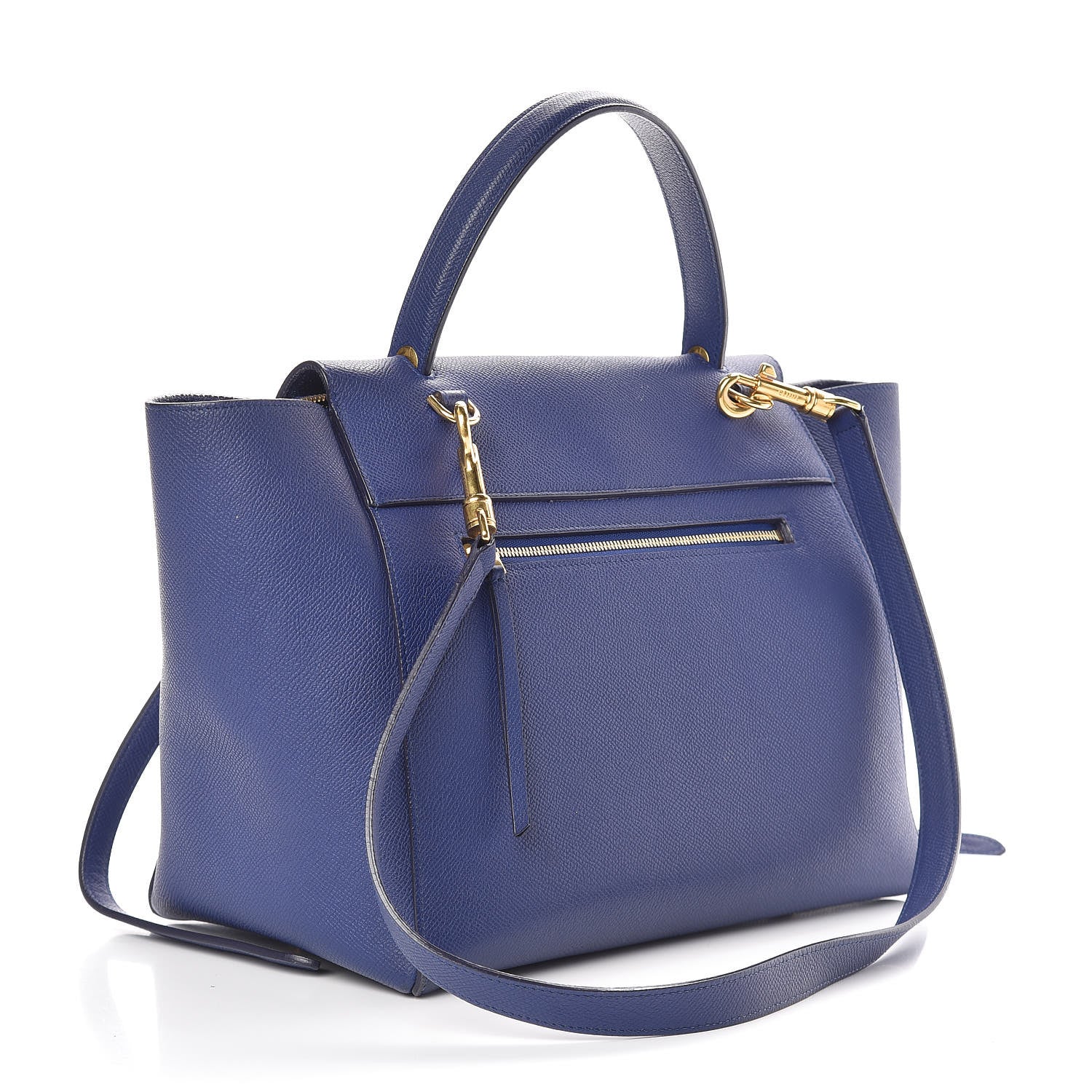 Celine Grained Calfskin Mini Belt Bag Indigo 3 of 11