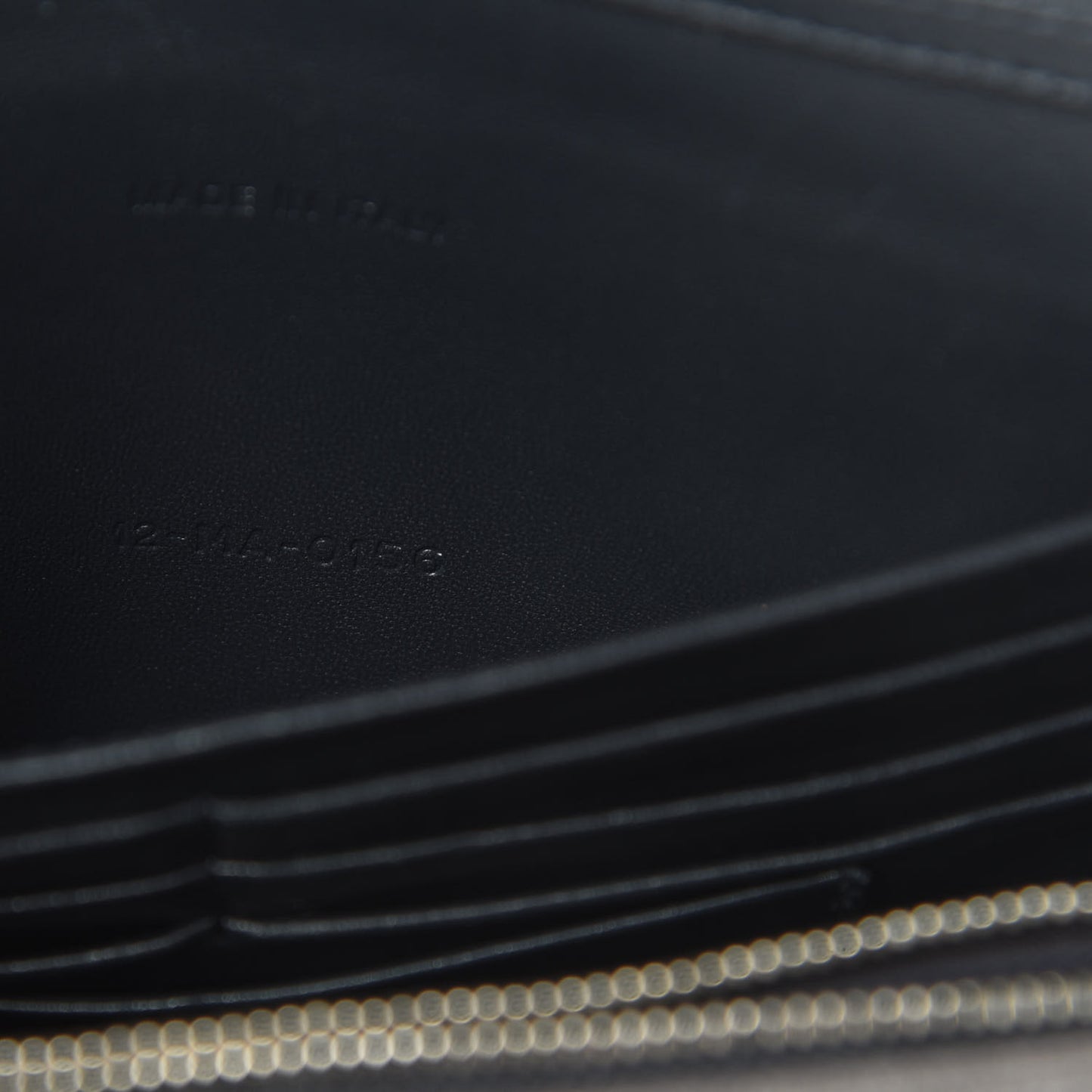 Metallic Brushed Calfskin Miss Dior Promenade Pouch Gunmetal