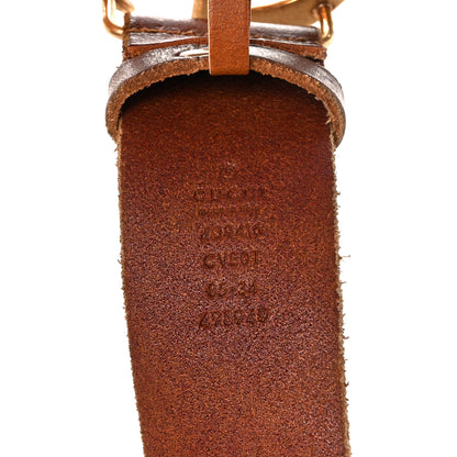 Gucci Faded Calfskin Double G 40mm Belt 85 34 Cuir 4 of 4