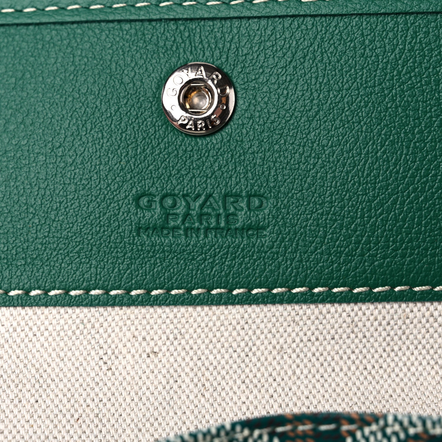 Goyard Goyardine Saint Louis GM Green 6 of 8